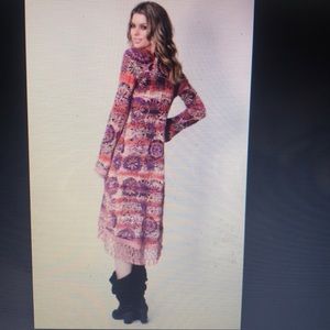 Free People Coachella Maxi Cardi  Size SMALL -NWT